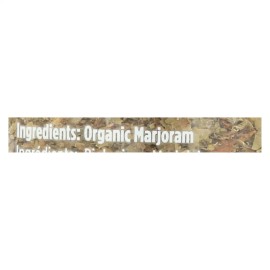 UD_Spicely Organics Organic Marjoram Whole Case of 3-0.5 Oz Single Spices Sliced Pattern Dried Mustard Cinnamon Ginger Seeds