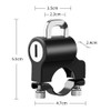 Helmet Holder, Helmet Lock, Helmet Holder, Motorcycle, Compatible with Handlebars