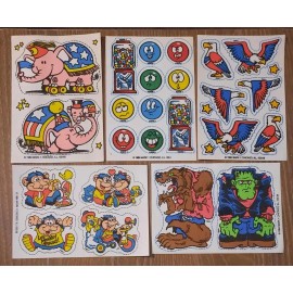 Mark 1 Vintage 1984 Mark 1 Scratch N Sniff Iron on Patches Elephant Monkey Frankenstein