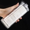 Tecbeauty Cotton Pad Holder Makeup Pads Cotton Swab Dispenser for