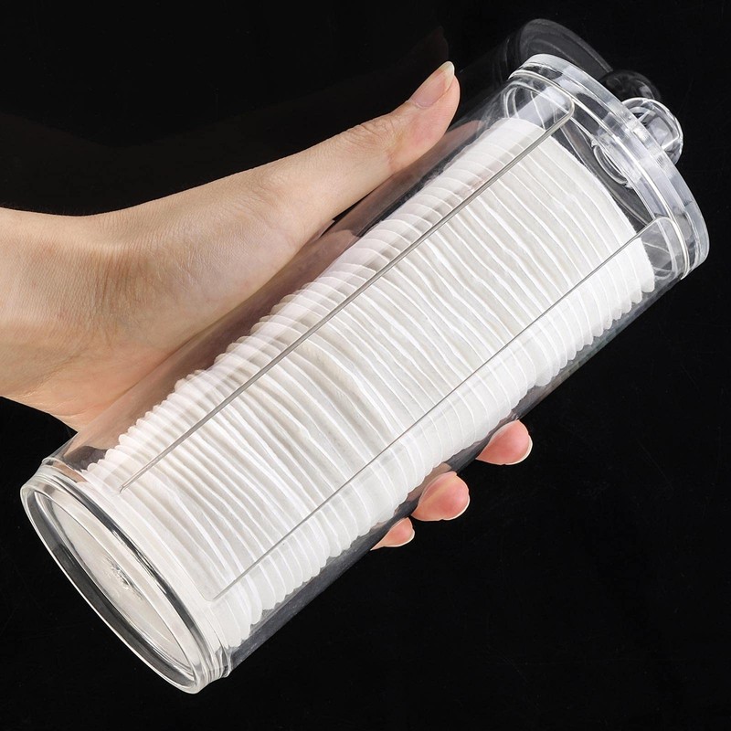 Tecbeauty Cotton Pad Holder Makeup Pads Cotton Swab Dispenser for