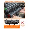 Savadicar Climate Control Panel Knob Trim Kit & Light Control