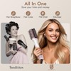 2-in-1 Blow Dryer Brush & Hair Straightener, Ionic & Ceramic