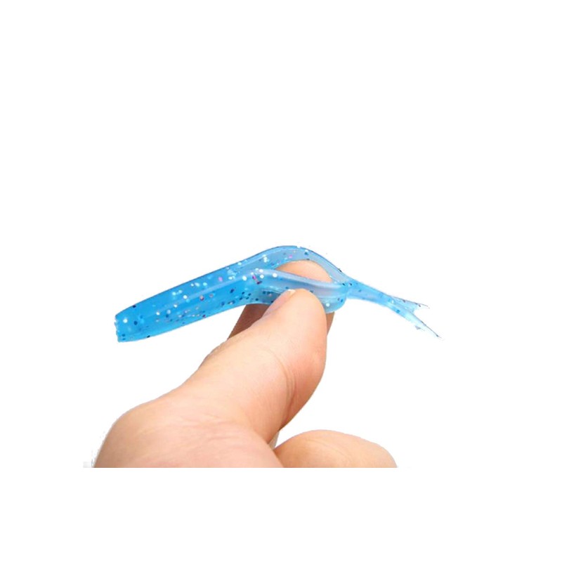 Patientia Rubber Bait 7.5 cm Rubber Shads Jerkbait Set (All-Round
