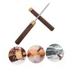 COLLBATH Triple-Head Ice Chisel Ice Ice Sculpting Tool with Wooden