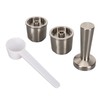 Stainless Steel Refillable Coffee Capsules Eco Friendly Reusable Coffee Pods