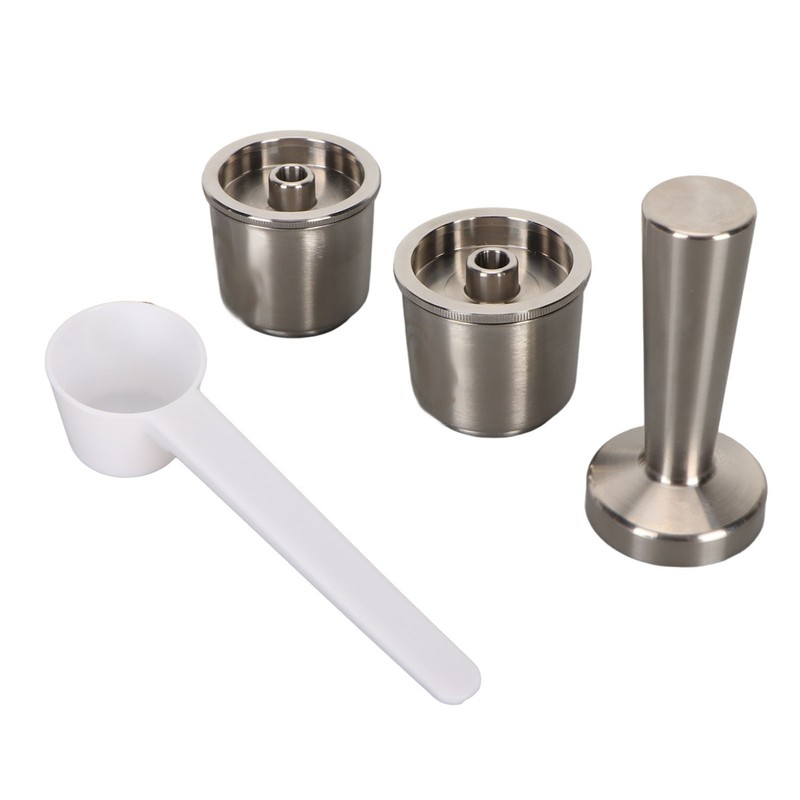 Stainless Steel Refillable Coffee Capsules Eco Friendly Reusable Coffee Pods