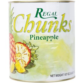 #10 Can Pineapple Chunks in Natural Juice - 6/Case By TableTop King