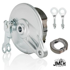 JMCHstore Mini Bike Rear Drum Brake Cover Shoe Chain Tensioner for Coleman CT200 BT200X