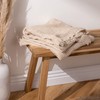 Yard Lark Crinkle Cotton Throw, Natural, 130 x 180cm
