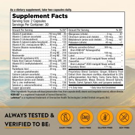 Mt. Angel Vitamins Multivitamínico Hombre 50+ 60 Cápsulas