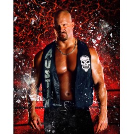 Champion 8x10 Photo “STONE COLD” STEVE AUSTIN WWE Wrestling WWF Champion