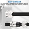 2 Pcs 1/2" NPT Stainless Steel Waterproof Cable Gland, IP68