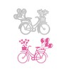 Stanzenshop Cutting Dies Bicycle with Flowers Cutting Dies Stencils Scrapbooking