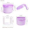 Uouovo Large Denture Case, No-Leak Denture Container Cups for Soaking