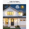 OPAXIS Outdoor Wall Lights Wall Mount, 2-Pack Dusk to Dawn