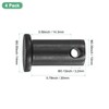 M METERXITY 4-Pack Single Hole Clevis Pins, M10x20mm Carbon Steel