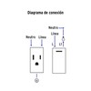 Volteck PA-APCO1-LA, Placa armada 1 interruptor sencillo y 1 contacto
