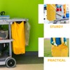 Vaguelly Bolsas para Carrito de Servicio, 2 Piezas Lona Amarilla