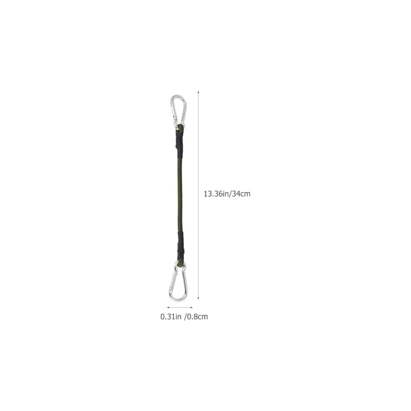 Abaodam 5 Piezas Cordones De Bungee con Ganchos Cuerda Elástica