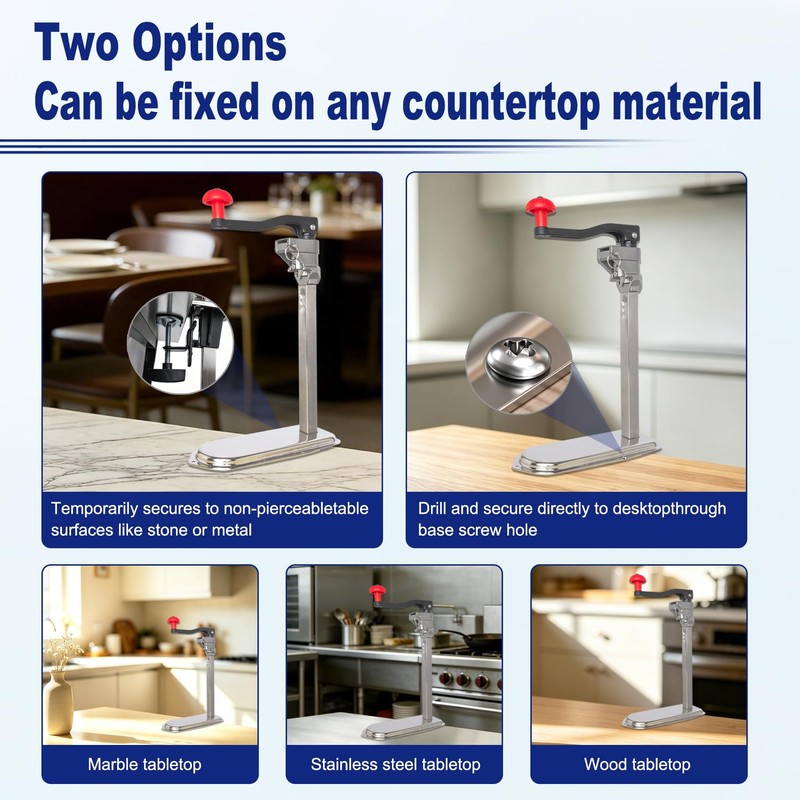 Commercial Can Opener Heavy Duty for Large Cans Up to