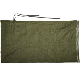 Empty Sandbags Military Green with Ties (Bundle of 100) 14" x 26" - Woven Polypropylene Sand Bags, Extra Heavy Duty Sandbags for Flooding, Sand Bags Flood Protection