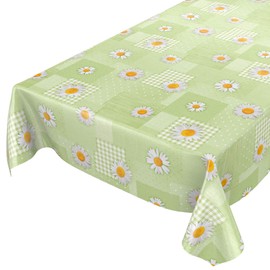 Anro Oilcloth, Tablecloth, Chamomile Patchwork