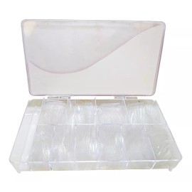 Fantasy Nails Tips Punta En Curva C 500 Pz , Fantasy Nails, Color A Elegir