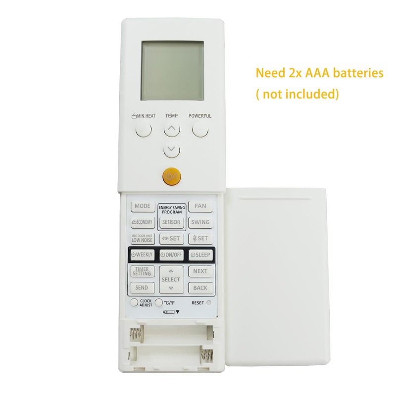 Replacement Remote Control for Fujitsu Air Conditioner AR-RED1U AR-REF1U AR-REM1U