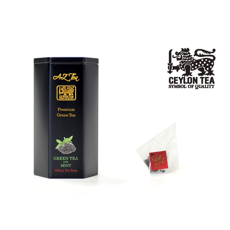 Premium Mint Green Tea Triangular Tea / Premium Mint Green