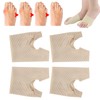 2 Pairs Toe Separator Elastic Hallux Valgus Corrector Bunion Correction