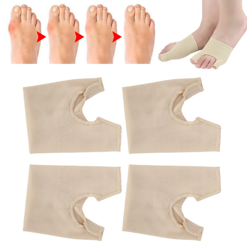 2 Pairs Toe Separator Elastic Hallux Valgus Corrector Bunion Correction