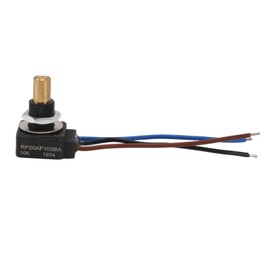 10K Rotary Potentiometer with Adjustable Resistance, Durable ABS Copper, IP65 Dustproof and Waterproof