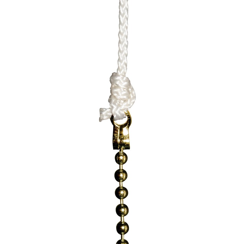 Bathroom Light Pull Chain – Polished Brass and Acrylic Crystal