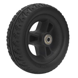 6in Wheelchair Wheel PU Non Slip Wear Resistant Strong Bearing Capacity Walker Tire Replacement