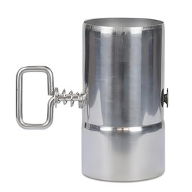 LynsaTac 4.3 Inch Stainless Steel Chimney Pipe with Damper -Thickening、Large Diameter- Ideal for Control Venting Smoke & Exhaust