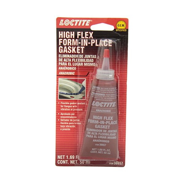 Loctite Sealant, High Flex Gasket Maker, Silicone, Anaerobic, 50 ml