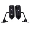 SEBLAFF 2PCS Universal Racing Left Right Side Rearview Wing Mirrors