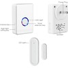 GREENCYCLE Wireless Door Sensor Chime,Door Chime for Business When Entering,Shop