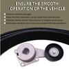 5-Pc Serpentine Belt Kit for Ford 4.6L 5.4L, Replaces 90K-38274A
