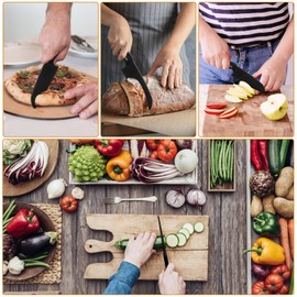 ReneeChef Professional Nylon Knife for Nonstick Pans, Kitchen Knife Safe for Kids, Nonstick Knife Heat-resistant Best for Cutting Brownies, Cakes, Bread, Lasagna, Cheese, Pizza, Pie etc.