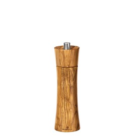 Zassenhaus "Frankfurt" Olive Wood Ceramic Salt Mill, 7-Inch