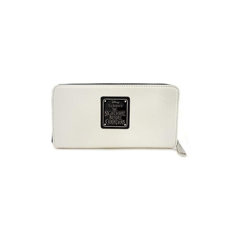 Loungefly x Nightmare Befor Christmas Debossed Wallet, Cream, One Size