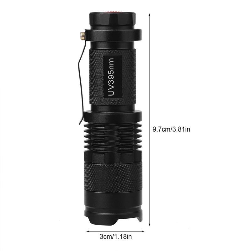 EVTSCAN UV Flashlights 395/365 nM - UV Ultra LED Flashlight