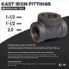 Supply Giant CU3645H 1-1/2" x 1-1/2" x 2" Cast Iron