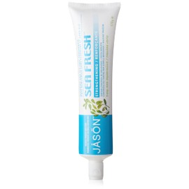 Jason Sea Fresh Strengthening Fluoride-Free Toothpaste, Deep Sea Spearmint, 6 Oz