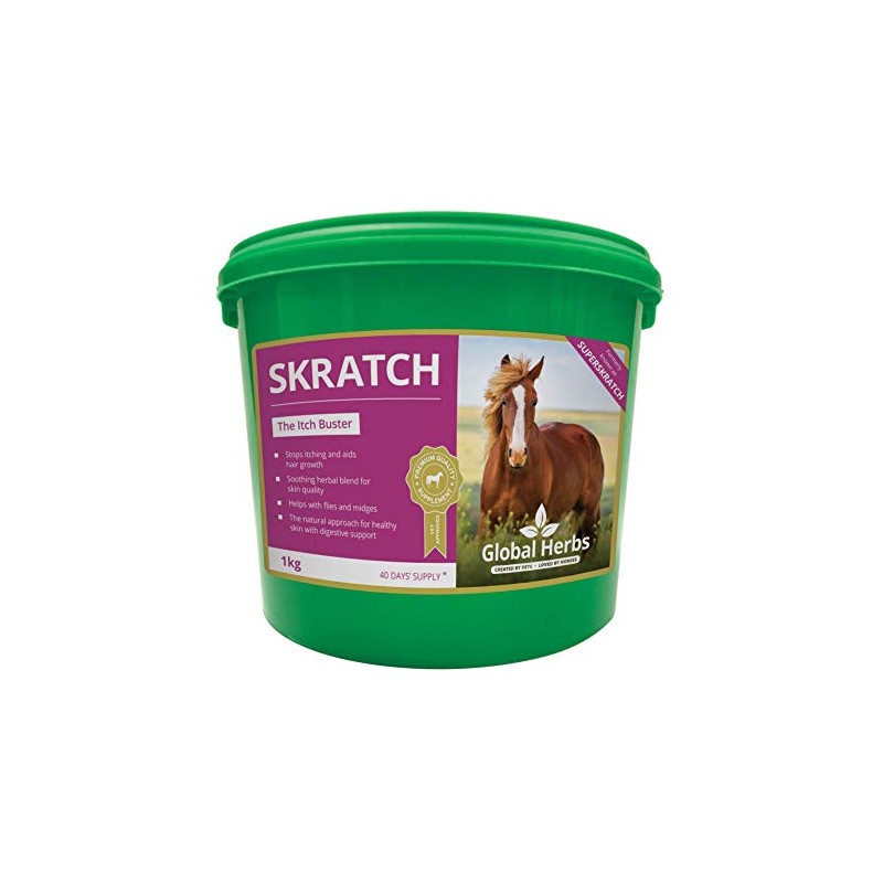 Global Herbs Skratch Itch Buster 1 kg, Clear