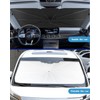 Car Windscreen Sunshade - Foldable Parasol, 360° Rotatable Flexible Rod,