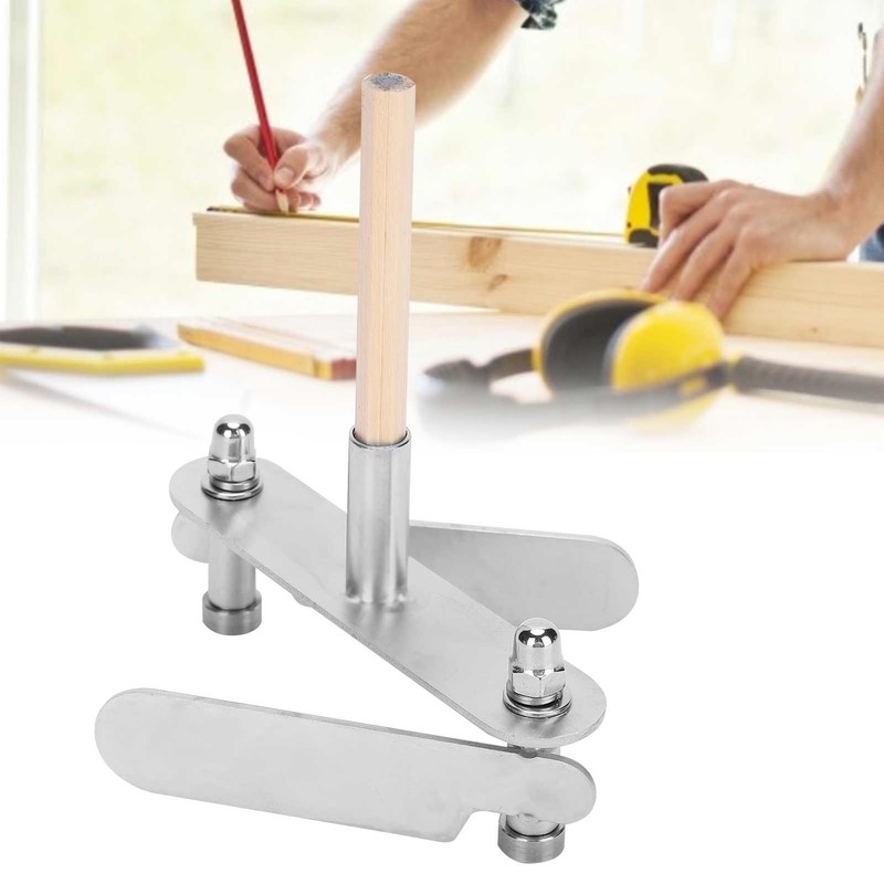 Woodworking Scriber Stainless Steel Locator Marking Center Finder Centerline Tool