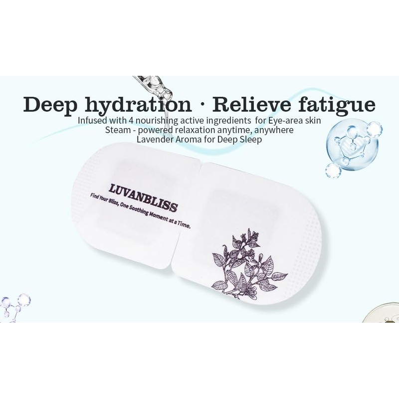 Luvanbliss Minty Chill Steam Eye Mask